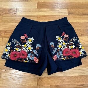 Anthropologie Elevenses “Skort” Shorts, Size 2